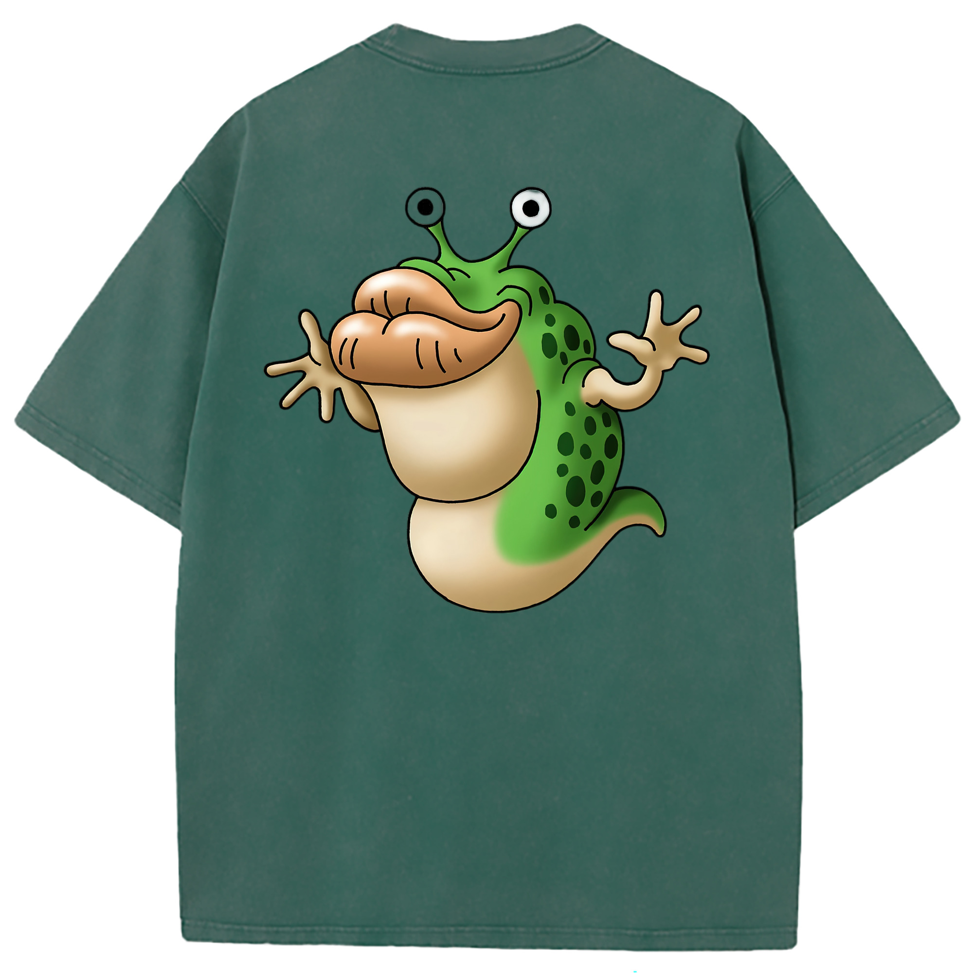 （画像用） ドラゴンクエスト Doragon Kuesuto Dragon Quest 綿100% ヴィンテージ風 半袖Tシャツ（背面プリント）